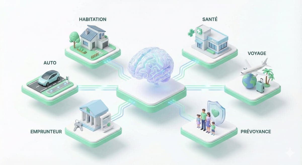AssurancesLabs - IA au service de la comparaison d'assurances : habitation, auto, santé, voyage, prévoyance